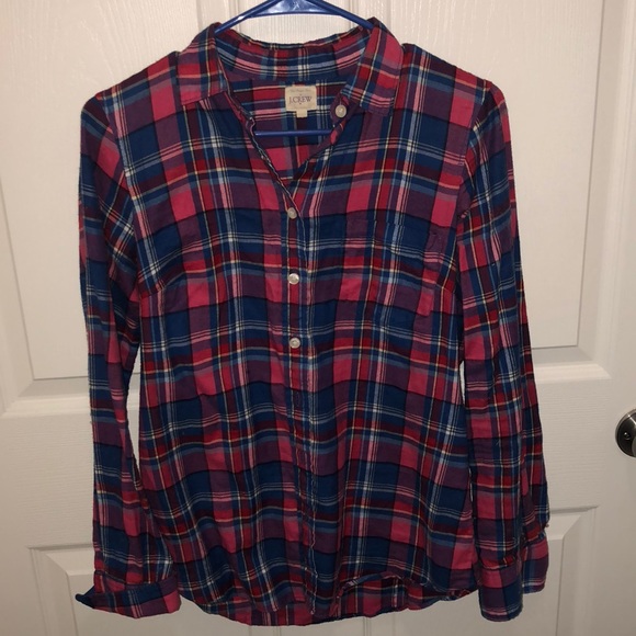 J. Crew Tops - JCREW Flannel